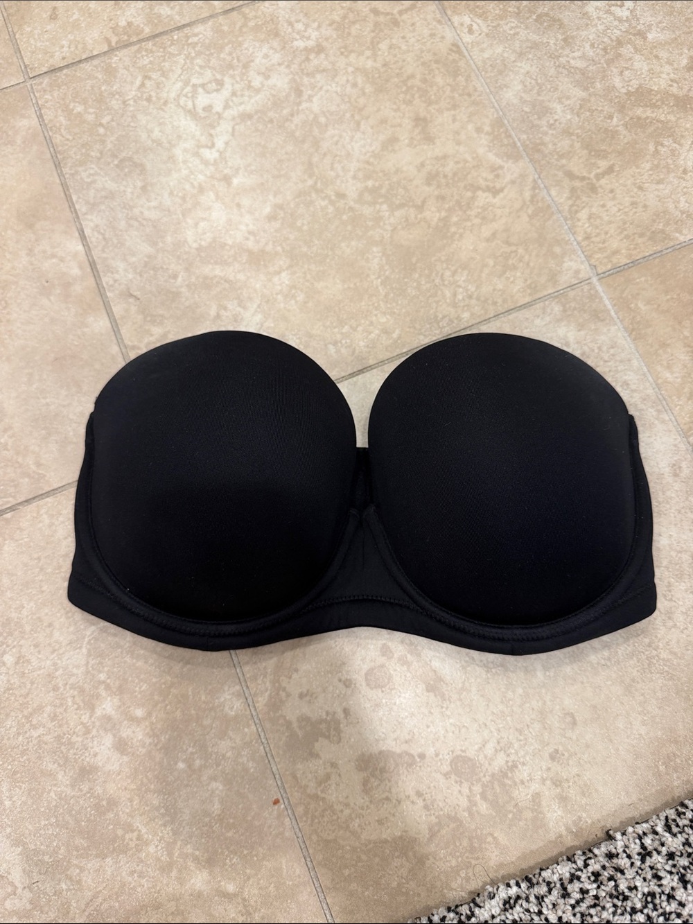 Wacoal Black Strapless Bra, Size 32DDD